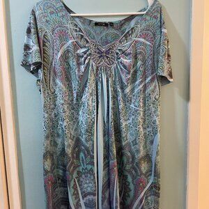 Apt. 9 Boho Butterfly Design Top